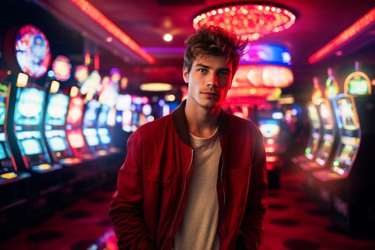 Antarmuka katalog permainan Microgaming di platform dahlia19 dengan filter dan pencarian